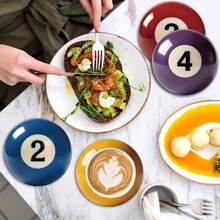 8pcs Billiards Themed Wooden Coasters, Tea Cup Coasters, Coffee, Beverage Mug Coasters, Suitable For Home And Dining, Gift For Parents, Friends, Suitable For All Seasons - Multicolor - View 5