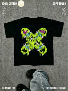 Men T-Shirts - Black - View 2