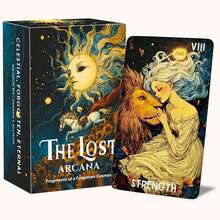 Lost Arcana Tarot Card Set, 78 Original Cards, Dark Vintage Style Tarot Deck, Includes English Guide, Suitable For Beginners, 14+ - Multicolor - View 1
