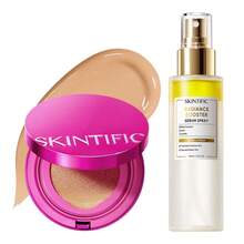 SKINTIFIC 發光氣墊與胜肽唇部精華液套組 2件組 - Serum Spray + 04 BEIGE - 查看 11