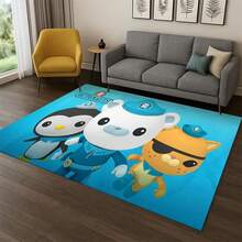 Cute Cartoon  Barnacles Carpet Rug Bedroom Living Room Sofa Doormat Home Decor,Kid Game Area Rug Non-Slip - 4 - View 4