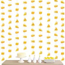 Cheese Themed Party Decorations, 8Pcs Cheese Garlands Hanging Streamers For Macaroni And Cheese Birthday Decorations Party Supplies - Green - View 1