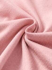 Camiseta Rosa de Manga Curta com Gola Redonda, Estampa de Palmeira e Viagem de Carro na Frente e nas Costas, Plus Size Feminina, Elasticidade Média, Solta, Casual para Verão, Praia e Férias - Rosa chiclete - Visão 9