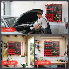 Garage Tool Storage Racks - Black - View 7