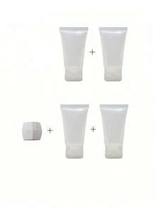 Plastic Toothpaste Tube And Face Wash Adapter With Refill Bottles, Convenient Toothpaste And Face Wash Refill, Cosmetic Tube Bottles, Face Wash Gel Tubes, Toothpaste Dispenser Tool Set, Home Supplies, Travel Kit - Multicolor - View 14