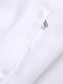 Men's Autumn/Winter Zipper Front Casual Versatile Striped Colorblock Stand Collar Jacket Coat Suitable For Daily Outings And Commuting - White - View 6