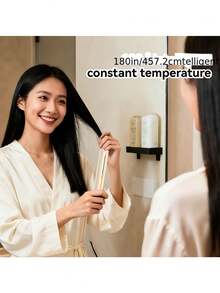 Alat Pelurus & Pengeriting Rambut Mini 2-in-1 - Menggabungkan Fungsi Pelurus dan Pengeriting, Menciptakan Gaya Rambut Bervolume dan Tekstur Rambut Halus, Desain Anti-Luka Bakar Bertenaga USB, Alat Penata Rambut Portabel untuk Bepergian, Cocok untuk Salon, Pilihan Hadiah - MultiWarna - View 3