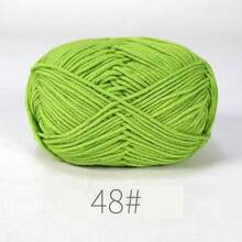 EDCUEBE7 1件/約50g 混色手工鉤針毛線套組，柔軟舒適的編織毛線，多用途適用於鉤針錢包、衣物、地毯及其他手工項目，非常適合DIY情人節禮物，製作錢包、手提包等（隨機包裝） - 單色 - 查看 63