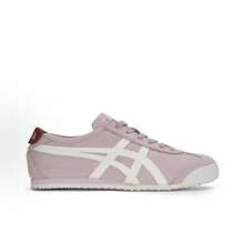 Asics Authentic Onitsuka Tiger Mexico 66 Leather Sneakers - White/Blue/Red Classic Low-Top | Premium Japanese Heritage Footwear | Slim-Profile Lightweight Trainers - 薰衣草 - 查看 2