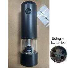 Black Electric Salt And Pepper Grinder - Black - View 5