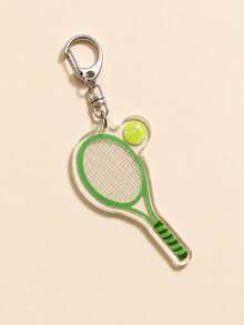 1/6pcs Tennis Acrylic Keychain, Must-Have For Tennis Fans, Tennis Ball Shape, Suitable For Hanging On Tennis Bags, School Backpacks Or Locker Keys - Multi-color 2 - View 11