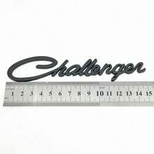 Challenger 英文字母汽車貼紙 金屬徽章貼花，適用於 Dodge Challenger Journey Charger Ram 1500 Caliber Caravan Avenger - A - 查看 2