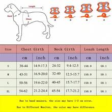 1pc Adjustable Harness And Leash Set For Small To Medium Dogs, Reflective Puppy Chest Strap Pet Walking Outdoor Supplies - Multicolor - View 7