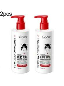 SADOER [Local Warehouse]250ml Kojic Acid  Tender Body Lotion Hydrating, Moisturizing Body Lotion Providing Bright Skin , Smooth Skin Color, Smooth Light Color, Oil-Free Distribution, Light Color Skin Type - 白色-2pcs - 查看 12