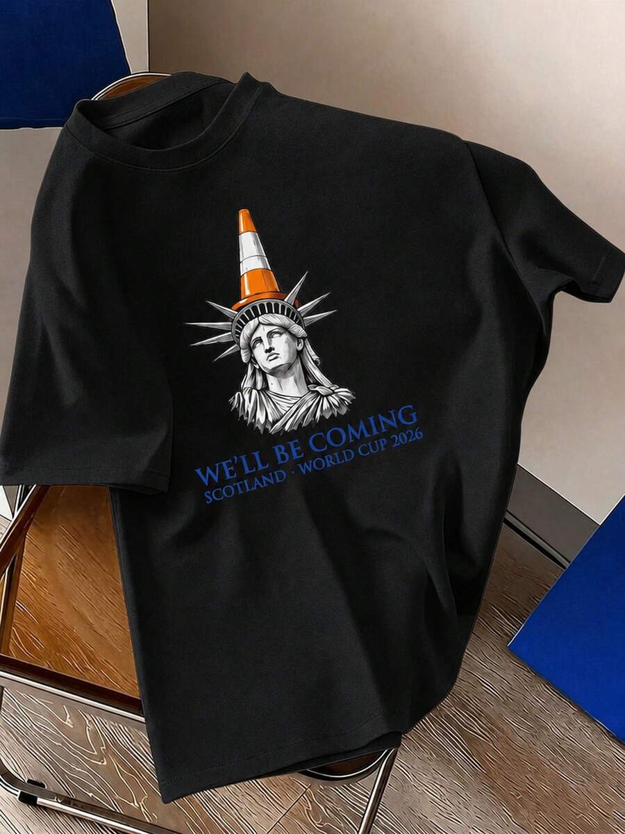 Statue Of Liberty With Cone | Scotland 2026 T-Shirt - style2 - 查看 1
