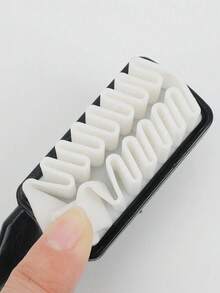 1 Set Fabric Shoe Brush, 2-In-1 Suede/Leather Shoe Brush And Eraser Set, Suitable For Cleaning Household Shoes - Standard Model - View 7
