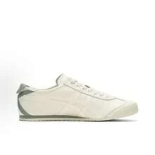 Asics Authentic Onitsuka Tiger Mexico 66 Leather Sneakers - White/Blue/Red Classic Low-Top | Premium Japanese Heritage Footwear | Slim-Profile Lightweight Trainers - 白綠色 - 查看 2