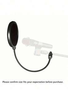 Professional Microphone Windscreen With Dual-Layer Sound Filter, Suitable For Karaoke, Live Streaming And Podcast Recording, XLR Interface - Multicolor - View 12