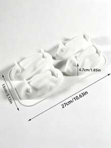 Petal, Peanut, Pistachio And Raspberry Silicone Molds, Platinum Silicone Material, Suitable For Mousse Cake, Filled Chocolate, Pudding And Jelly, Halloween And Christmas Party Decoration, Oven And Freezer , Temperature Range -40℃ To 230℃ - White - View 8