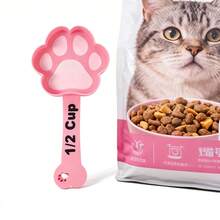 Durable Plastic Pet Food Scoop/Easy-To-Clean Shovel Suitable For Mixed Dog And Cat Wet Food, Random Color, Perfect For Pet Feeding - 200ml - View 8