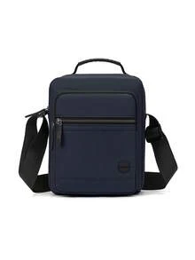 1pc Solid Color Casual Fashion Backpack Nylon Fabric Zipper Closure Minimalist Men's One Shoulder Crossbody Handbag Suitable For Daily Commute Work Business Meetings - Multicolor - View 14