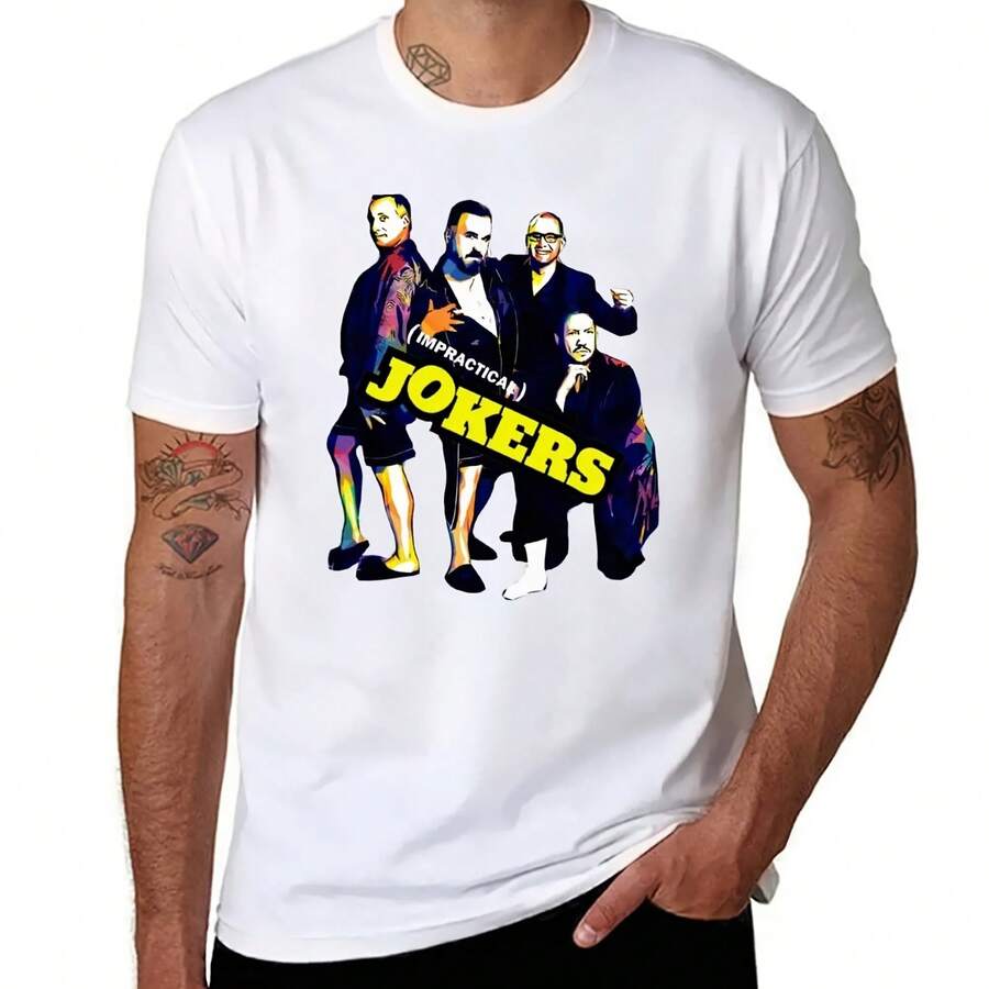 Impractical Jokers I Brake For Sal Vulcano TShirt T-Shirt G Man T Shirts For Men T-Shirt - 款式 - 查看 1