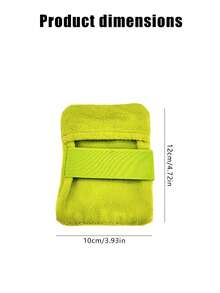 1pc Beach Sand Removal Bag/Brush - Body Cleaning Powder Bag (Suitable For Beach Vacation And Camping) - Sand-free Gloves - View 2