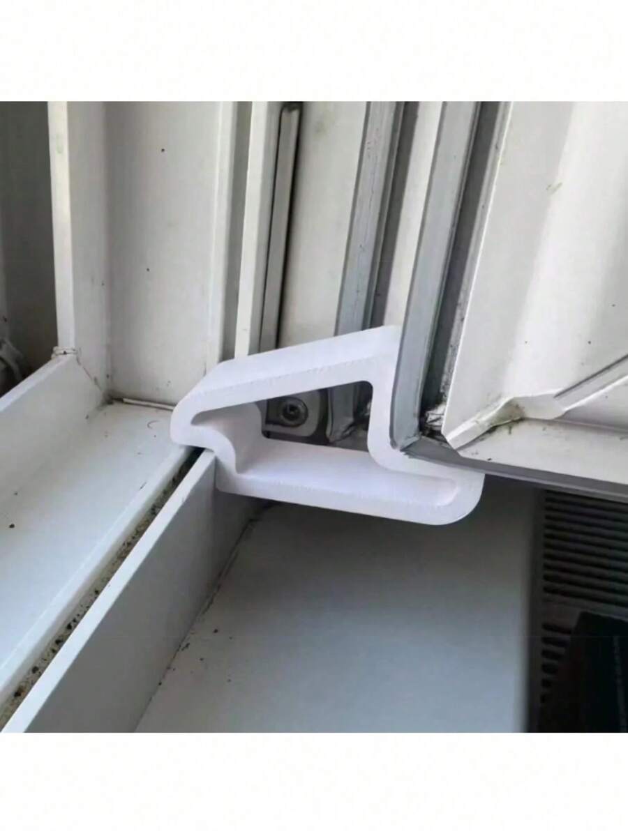Door & Window Stopper | Durable Anti-Collision Buffer Strip & Track Lock Set – Suitable For Balcony Partition, Ventilation & Privacy Protection | Easy Installation, Suitable For Patio Doors - Multicolor - View 1