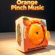Juguete blando de música de apretar naranja, juguete de apretar de fruta naranja realista, juguete sensorial de alivio del estrés novedoso (incluye embalaje de regalo), juguete de apretar de naranja simulada linda, juguete de relajación de manos y alivio del estrés, regalo de juego diario divertido #JugueteFidget #JugueteNovedoso #SquishyDeMano - Multicolor - Ver 6