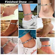 1/3/5pcs Italian Style Modular Bracelet, Jewelry DIY Bracelet, Necklace, Ring, Anklet And Other Accessories, Perfect Gift For Men And Women - Multicolor - View 9