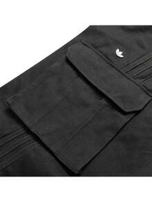 Adidas Originals Men's Track Pants M, 2026 Summer New Multi-Pocket Straight Leg Casual Cargo Long Pants KR5043 - Carbon Black - View 6