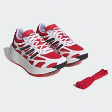 Adidas Adizero Aruku Comfortable Versatile Fabric Low-Top Casual Urban Commuting Running Shoes Unisex Red And White - Red and White - View 5