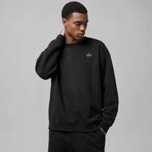 Alo Yoga Alo Accolade Black Crew Neck Pullover - 黑色 - 查看 7