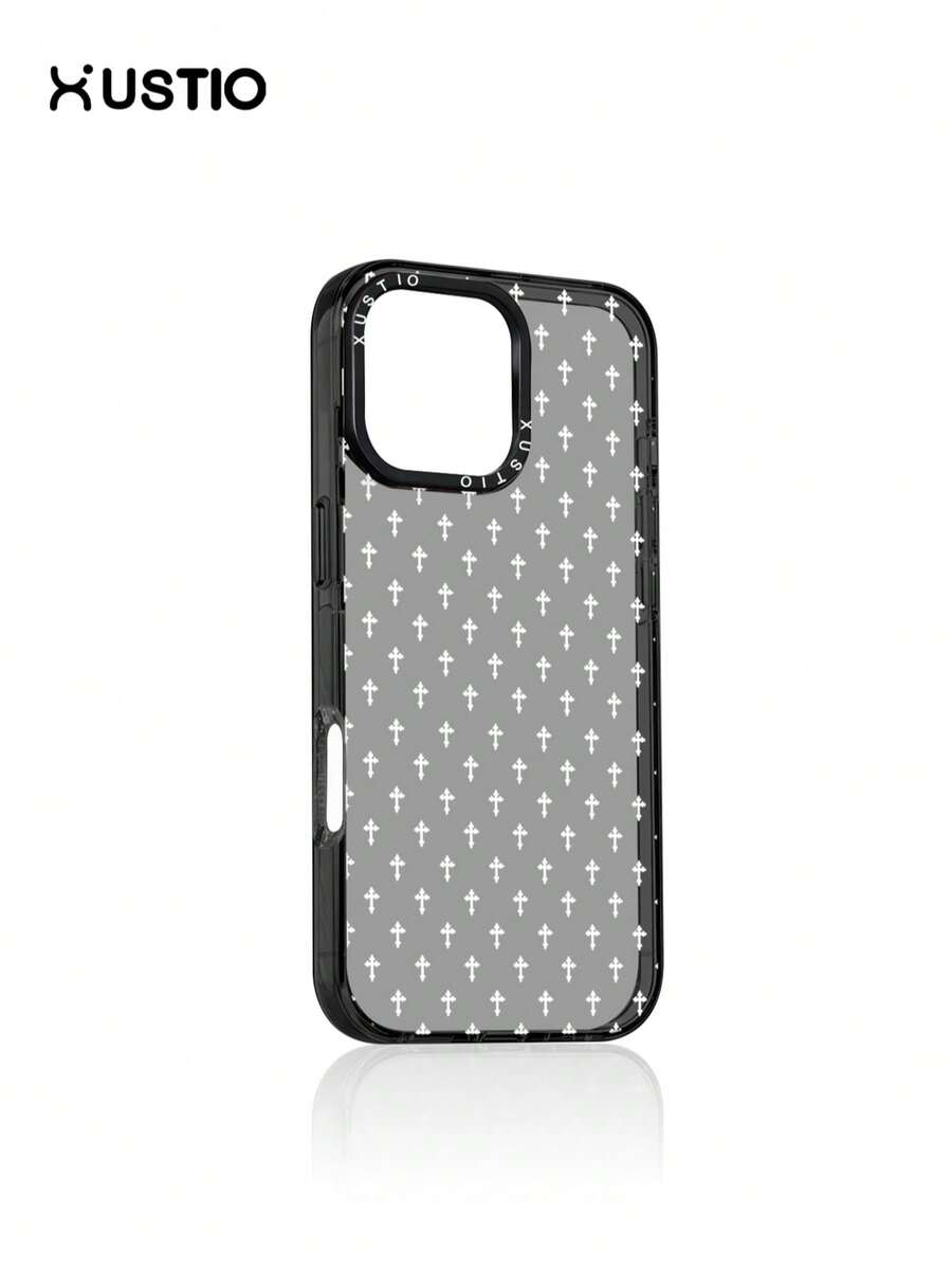 1pc Religious Full-Screen Cross Pattern Transparent Anti-Drop TPU Phone Case, Camera Bump Protection Shell, Suitable As Holiday Gift For Partner And Friends, Compatible With Apple XS/XS Max/XR/11/12/13/14/15/16 Pro/Pro Max/14/15 Plus/17/16 Pro Max - Multicolor - View 1