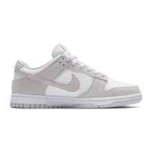 Nike New Women's DUNK Colorblock Metal Hook Retro Skate Shoes - White Gray - View 7