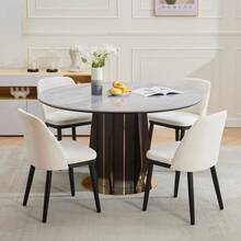 Dining Chairs - Beige - View 1