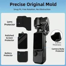Silicone Gimbal Camera Protective Case Full Protection Portable Screen Protector Anti-Scratch Lens Cover For Osmo Pocket 4 - View 5