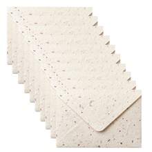 1/5/10入 手工白色花卉紙信封 尺寸 4.33"X6.3" (11*16cm) - 適用於婚禮邀請函、賀卡、通知單與節日手工藝 - 不含麻繩 - C - 查看 8