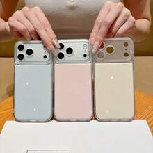 CteGlodrix New Acrylic Phone Case, Instant Transformation 17 Bubble Design, Suitable For 17 Pro Max / 11 / 12 / 13 / 14 / 15 / 16 Pro Series, Cute Candy Color, Skin-Friendly Anti-Slip Back Cover Protective Shell - Baby Pink - View 12