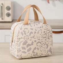 New Fashion Large Capacity Lightweight Ink Pattern Insulated Bag, Reusable, Suitable For Work, School, Commute, Lunch Box, Outdoor Travel Cooler Bag, Picnic Bag, Lunch Bag, Dinner Bag, Non-Food Contact - Multicolor - View 1