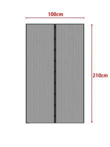 1pc Magnetic Screen Door, Breathable And Effective Mosquito Protection, Easy To Clean Soft Mesh, Thickened Grid, Pet Friendly, Suitable For Front Door, Sliding Door, Fly Screen, Fly Curtain, RV Accessories, Mosquito Net - Multicolor - View 7