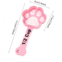 Durable Plastic Pet Food Scoop/Easy-To-Clean Shovel Suitable For Mixed Dog And Cat Wet Food, Random Color, Perfect For Pet Feeding - 200ml - View 4