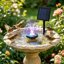 1pc 8W Integrated Water Pump With Light Solar Fountain - 1 Set - View 3