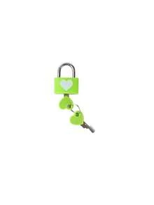 Metal Small Padlock With 2 Keys, Metal Lock With Heart Pattern, Small Padlock, Small Key Lock, No Assembly Required, Waterproof, Luggage Lock With Keys, Small Luggage Padlock, Metal Key Padlock, Suitable For Luggage, Pencil Case, Backpack, Travel Accessories, School Locker, Sports Locker, Fence, Toolbox, Suitable For Graduation Season, Back To School Season, Teacher's Day Gift, Birthday Gift - Multicolor - View 12