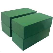 Absorbent Green Wet & Dry Floral Foam Brick, Suitable For Floral Arrangements, Spring Crafts, Home Bedroom Kitchen Bathroom Decor, Ideal Wedding & Birthday Party Accessory, 5.51"*3.14"*1.77" - Regular Model - View 4
