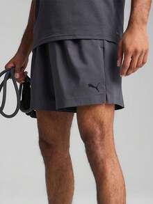 PUMA Essentials TAD Fashion Casual Classic Minimalist Sports Shorts Men's Dark Gray - Dark Grey - View 1