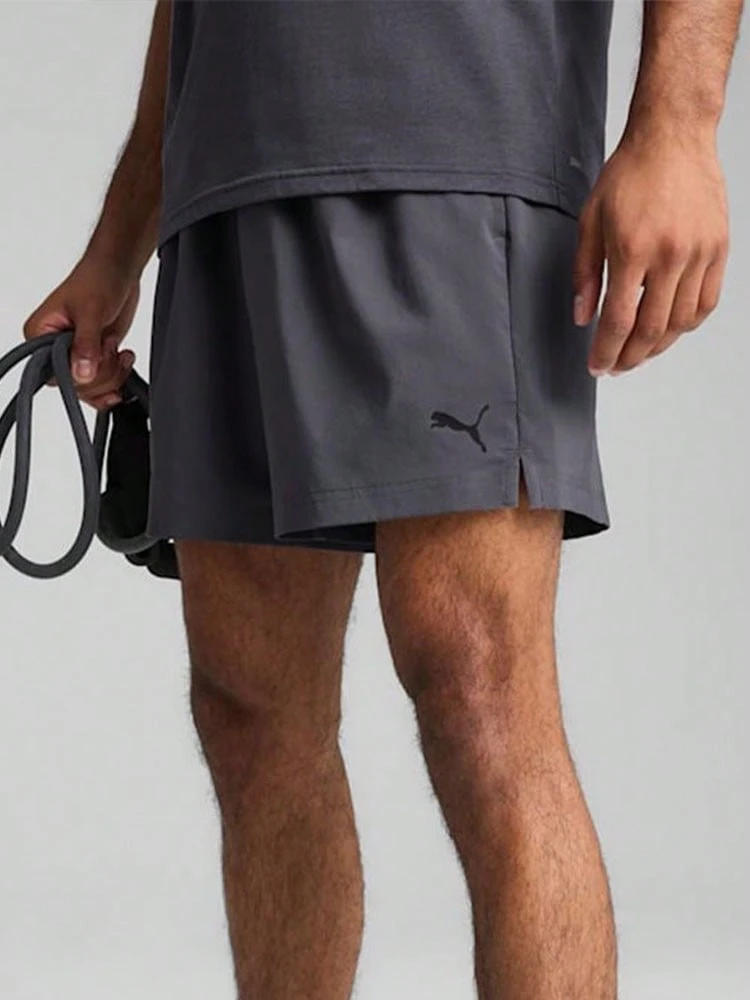 PUMA Essentials TAD Fashion Casual Classic Minimalist Sports Shorts Men's Dark Gray - Dark Grey - View 1