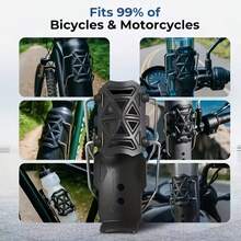 摩托車杯架，復古咖啡杯架，不鏽鋼與塑膠杯架，自行車水瓶架，創意杯架，摩托車水瓶架，夏季騎行改裝，摩托車收納配件，易於安裝杯架，適用於摩托車、電動自行車、自行車 - A - 查看 4