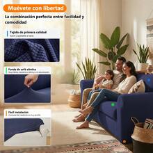 MRustc Sofa Slipcovers - Navy Blue - View 6