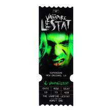 Gothic Vampire Concert Ticket Acrylic Bookmark Dark Horror Page Marker Reading Accessory - Square - View 15